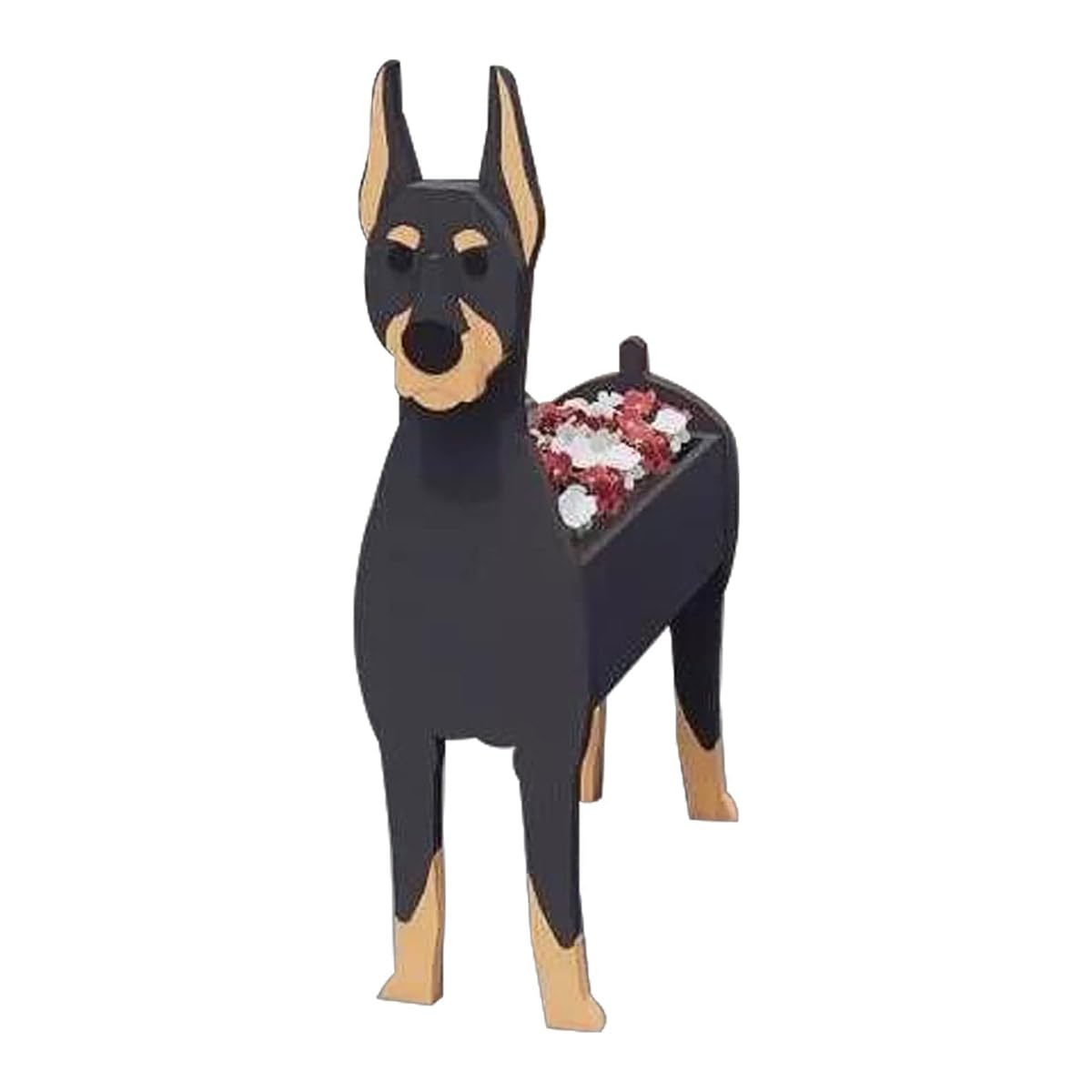 Cute Dog Planter Pot, Detachable PVC Animal Flower Pots for Succulents