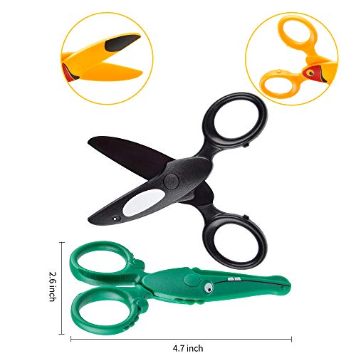 Sopito 3Pcs Children Safety Scissors Toddler Craft Scissors Preschool Training For Kids Cutting Paper #TOP1