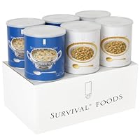 Amazon.co.jp: サバイバルフーズ [大缶]洋風とり雑炊と洋風えび雑炊の