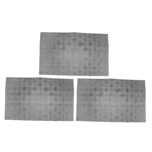 OSALADI Stitch Crafting Mesh Hand-Woven Bag Lining Knitting Crochet Sheets Acrylic Yarn Canvas 3 Pack