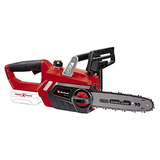 Einhell GE-LC 18/25 Li - Solo - Motosierra a batería Power X-Change 18 V, longitud de corte: 23 cm, velocidad de corte: 4.3 m/s, cadena y espada Oregon