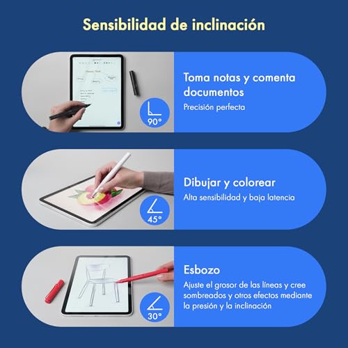 Lápiz para iPad LAMY safari note+ steel black de diseño ergonómico 6
