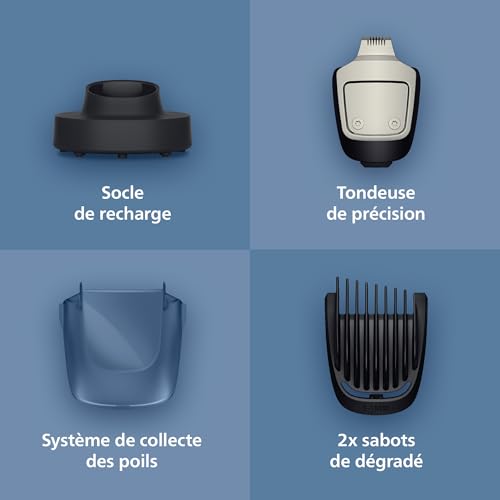 Tondeuse à barbe Philips BT766015 Série 7000 Lames auto affûtées 40 réglages - vue 5