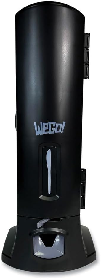 WeGo Dispenser, Forks, 10.22 x 12.5 x 23.75, Black