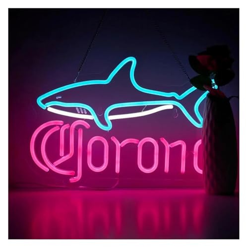 Néon LED baleine bleue réglable pour illuminer une chambre d'enfant ou un salon moderne