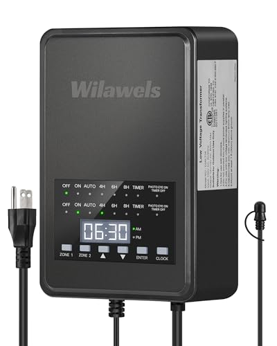 WILAWELS 600W Low Voltage Landscape Transformer