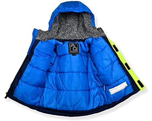 arctic quest boys boys ski jacket and snowbib snowsuit set 2 piece zip up jacket and overall snowsuit set for little kids