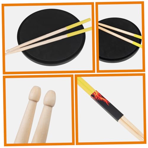 Baquetas de madera de arce para batería miniatura 4