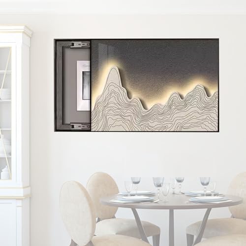 Boîte de commutation décorative pour porche : couvercle de compteur intérieur