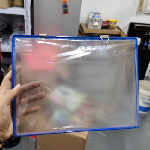 Organiseur de documents horizontal transparent porte-dossiers suspendu stable - 5