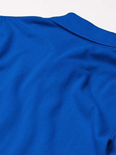 The Children's Place boys Uniform Long Sleeve Pique Polo Shirt, Renew Blue, 10 12 US2