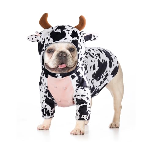 Disfraz de Vaca para Perro Frenchie Halloween X-Large