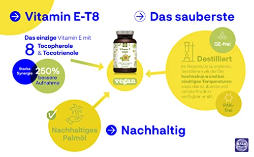 Vitamin E Kala Health E-8 60 vegane Kapseln