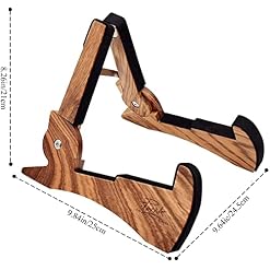 Support de guitare pliable en bois pour guitare électrique – Cadre en A – Support pour instrument à cordes – Forme de… - Les Beatles, Paul McCartney, John Lennon, RIngo Starr, George Harrison Support de guitare pliable en bois pour guitare électrique - Cadre en A - Support pour instrument à cordes - Forme de… – Image 3