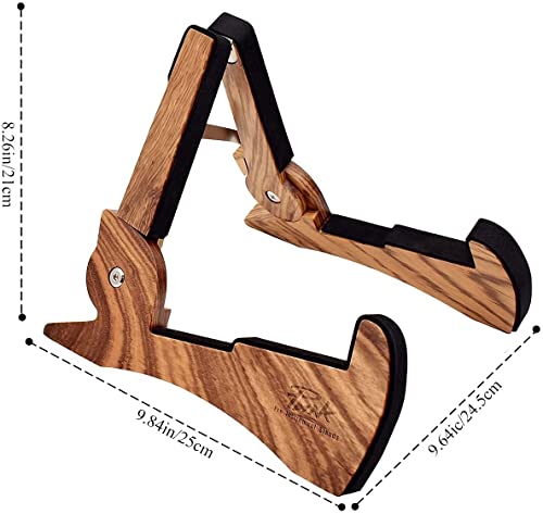Support de guitare pliable en bois pour guitare électrique – Cadre en A – Support pour instrument à cordes – Forme de… - Les Beatles, Paul McCartney, John Lennon, RIngo Starr, George Harrison Support de guitare pliable en bois pour guitare électrique - Cadre en A - Support pour instrument à cordes - Forme de… – Image 4