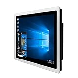 1 écran industriel 15 pouces VGA HDMI DVI USB avec écran tactile capacitif, tablette étanche et anti-poussière, affichage 1024 x 768