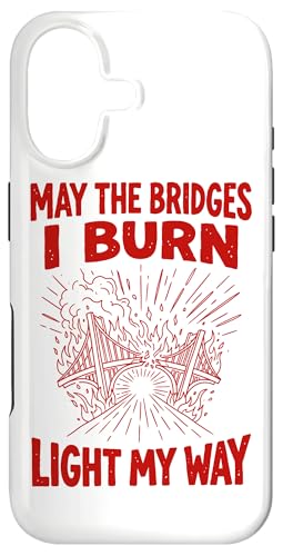 Red May The Bridges I Burn Light My Way �O�����W �X�}�z�P�[�X iPhone 17 �p