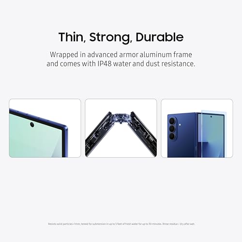 Samsung Galaxy Z Fold7 Cell Phone, 256GB AI Smartphone, Unlocked Android, AI Photo Edits, Large Screen, Long Battery Life, 2025, US 1 Yr Manufacturer Warranty, Blue Shadow by Samsung - Image 7