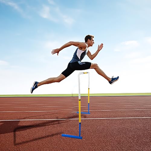 image for ZSHIGANMA Adjustable Height Hurdles Track and Field,Detachable Agility