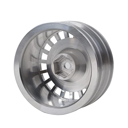 1:10 Rc Drift Car Hub Wheels Rim For Tamiya Tt01/Tt02 Xv01 Xv02 Redcat Mst 1/10 Rc On-Road Drift Car (Silver) #TOP4