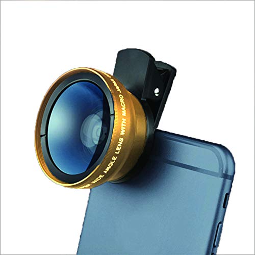 image for u/b 0.45x Wide-Angle Lens + 12.5X Macro Phone Lens HD Wide-Angle Pictu