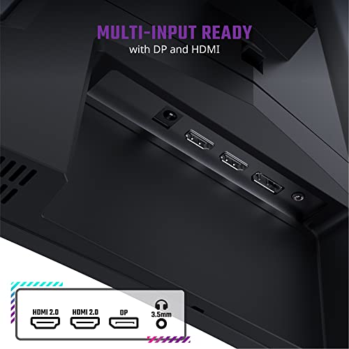 Cooler Master 27-Inch Curved Frameless 240Hz Fhd 1920 X 1080 Desktop Gaming Pc Monitor, Va 8Bit W/Quantum Dot, 0.5Ms (Mprt), Curve 1500R, Adaptive Sync, Dp 1.2 * 1 + Hdmi 2.0 * 2, Vesa Mount #TOP4