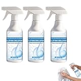 Emulsionante per tessuti, spray per bucato non ionico, potente smacchiatore per la pulizia profonda di vestiti, deodoranti per tessuti e detergenti da viaggio (blu 3pcs)