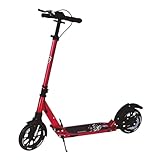 S.Darwin キックボード [国内ブランド] PL保険付き Wサスペンション discブレーキ 子供～大人まで乗れる キックスクーター 折りたたみ キックスケーター スタンド付き 立ち乗り 収納バッグ付き 日本語説明書付き scooter