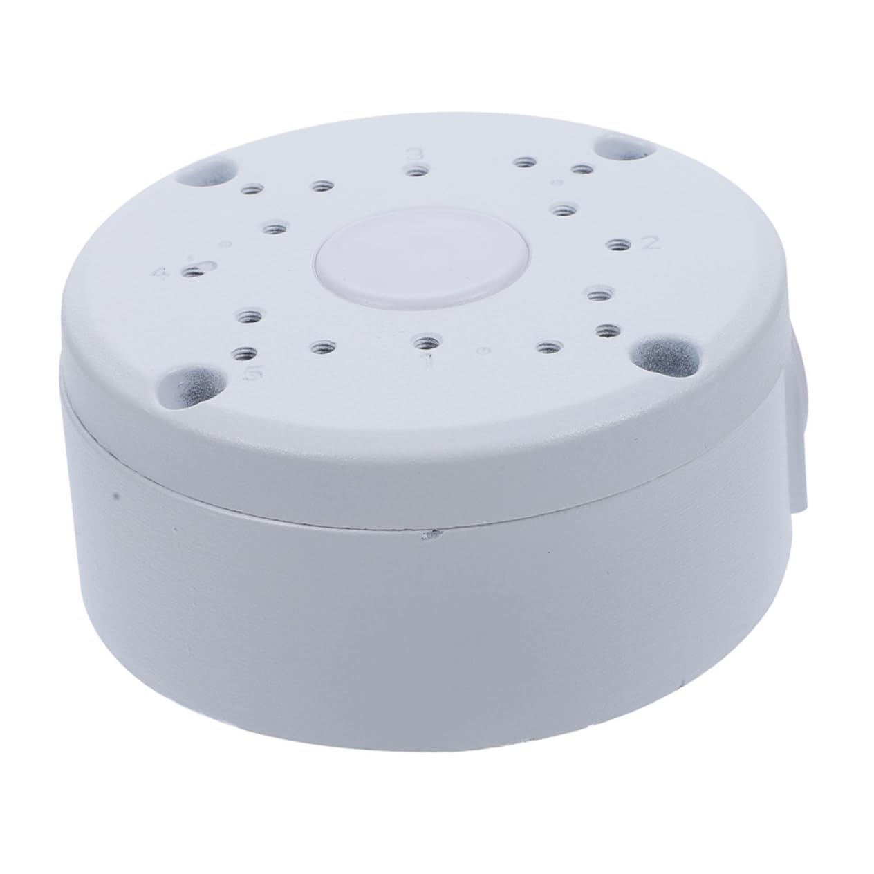 Security Camera Junction Boxes Dome Camera Bracket Outdoor Aluminum Waterproof Security Camera Mount Hide Cable Junction Box for Wall Ceiling 12cm