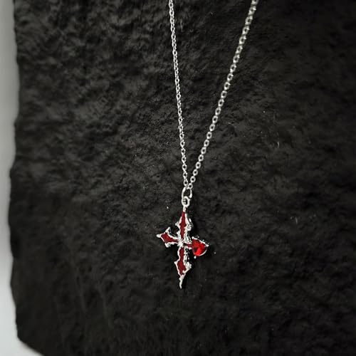 Image of Silver Cross Chain For Men, Three-Ring Geometric Fashion Necklace For Men And Women, Silver Chain For Man, Simple And Personalized, Versatile Pendant Sweater Necklace, Featured Daily Accessories Gift
