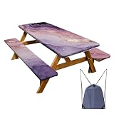 Imperméable & Protection Complète——Fabriquée en matériau imperméable et durable, cette nappe de table extérieure protège efficacement votre mobilier des éclaboussures, de la pluie, des salissures et des rayures. Elle préserve l’aspect neuf de votre table et de vos chaises, même pour un usage intensif.
