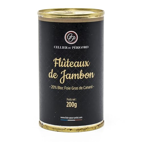 Flautitas de jamón con fooie gras 200 g