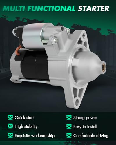 Image of SCITOO Starter Motor fit for Toyota for Echo 1.5L 2000-2005,for Toyota for Yaris 1.5L 2006-2012 Replacement Starter 17805