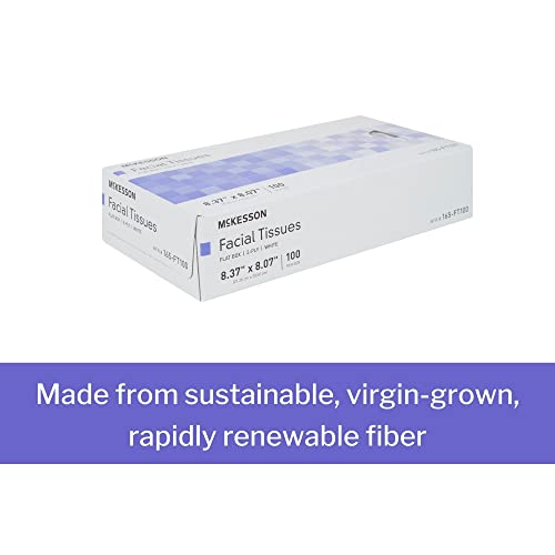 McKesson Facial Tissues Boxes [3000 Count] Bulk Tissue, 2-Ply, 100 Per Pack, 30 Box - Thumbnail 3
