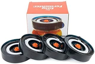 Easy Fermenter Wide Mouth Lid Kit: 4 Lids Refill Pack (Pump Not Included) - coolthings.us