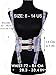 BODIY Light Up Waist Harness Belt Fashion LED Body Harness Sparkly Rave Accessories for Women (Colorful)