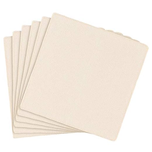6 Pieces Punch Needle Fabric, 11 x 11 Inch Embroidery Fabric, Needlework Fabric Monks Cloth Punch Needle Embroidery Fabric for DIY Handmade Embroidery Art Crafts Gifts