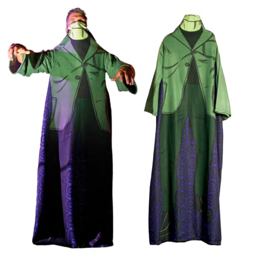 Franco A22948 Collectibles Universal Monsters Frankenstein Halloween Horror Super Soft Cozy Wearable Sleeved Throw Blanket cover
