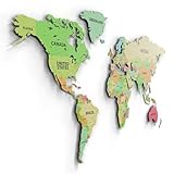 IMPRESSION: haute résolution sur bois MDF avec des encres super brillantes et inodores qui ne se décolorent pas avec le temps; tous nos produits sont non toxiques et peuvent également être utilisés dans la chambre et la chambre des enfants;