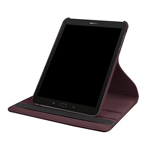 Image of for Galaxy Tab S3 9.7 inch case MOCA 360 Degree Rotating Stand PU Leather Flip Cover Case for Samsung Galaxy Tablet Tab S3 9.7 inch SM - T820 T825 Flip Cover case (Coffee Brown.)