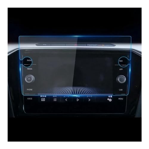 Verre trempé Passat B8 contre traces et chocs film protecteur d'écran de navigation GPS 2020-2023