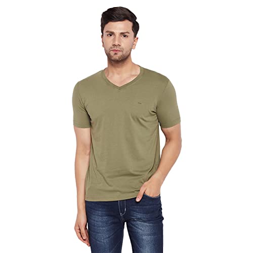 Image of Orewa Men Men's Solid Regular Fit T-Shirt
