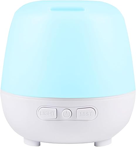 Difusor de aceite esencial de 7.4 fl oz, difusores mejorados para aceites esenciales, difusor de aromaterapia, humidificador de niebla fría con 7