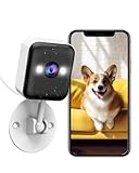 JOOAN 3MP Outdoor Security Camera WiFi Camera 【2.4G WiFi & Bluetooth & Color Night】 for Home Security Baby Pet IP65 Waterproof 2 Way Audio Motion Detection Siren SD/Cloud Storage Color Night Vision