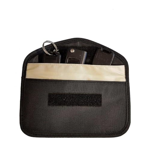 Car Key Signal Blocker Faraday Bag For Keyless Entry Fob Guard Shield - Large