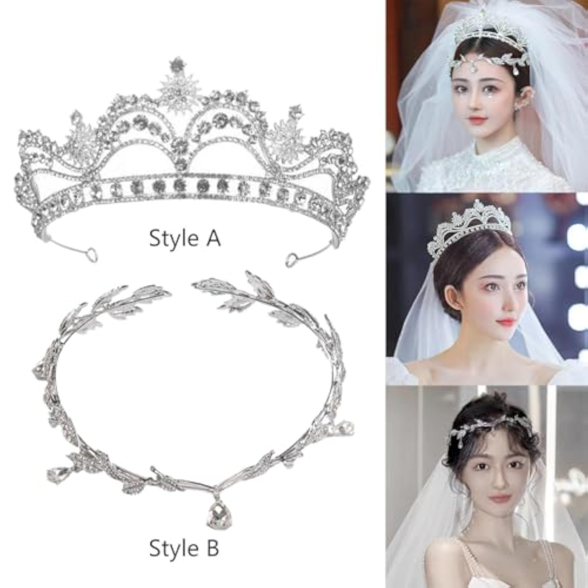 Wedding Headband Tiara for Bridesmaid and Bride