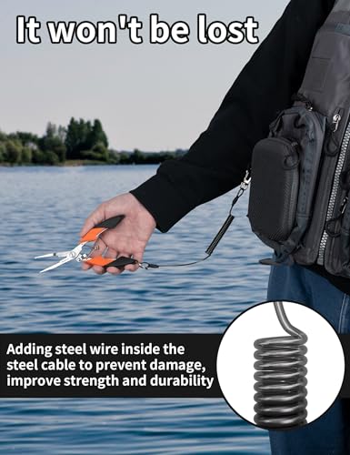 pullther fishing Fishing Split Ring Pliers, Stainless Steel Fishing Tool - image 5