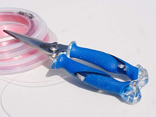 Cuda 8’’ Titanium-Bonded Fishing Scissors With Micro Serrated Edges (18825) #TOP4