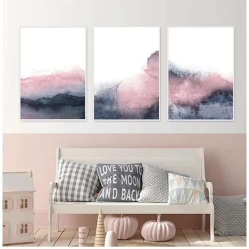 Peinture sur toile abstraite de qualite superieure avec chassis en bois integre