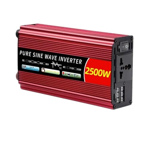 Onduleur Portable 12V 220V 2500W pour l'Autonomie en Camping-Car et Van